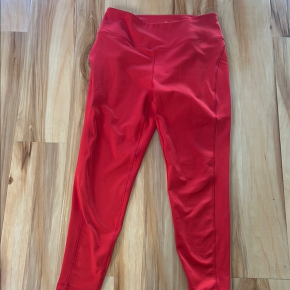 Spyder Red High-Waist Leggings for Active Comfort - Picture 1 of 3